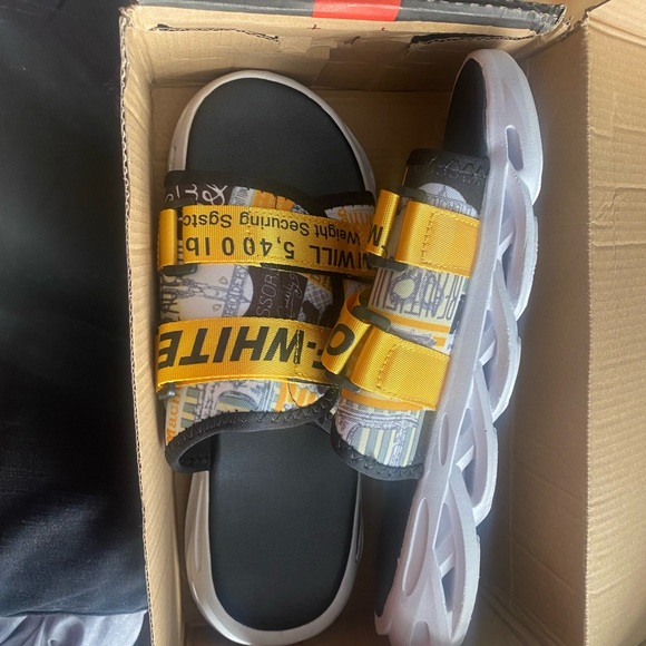 Off white slides